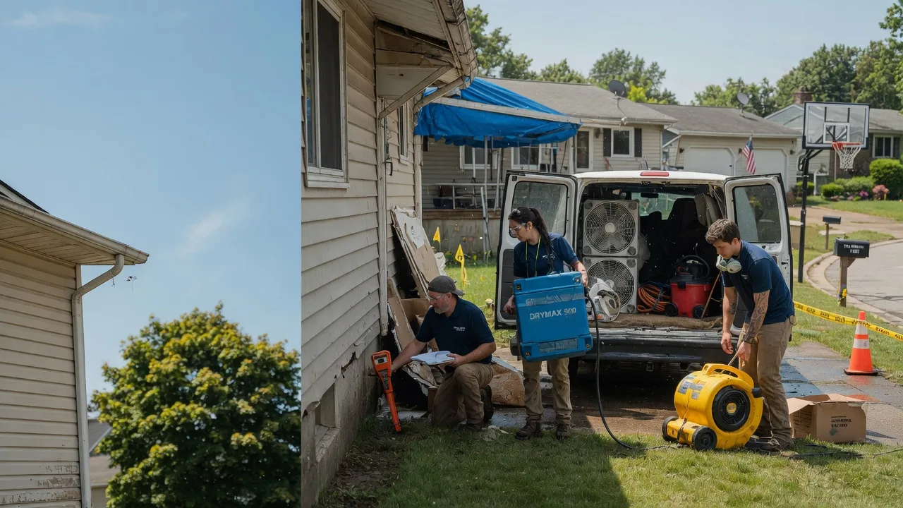 Ceiling Leak Cleanup in Clay City, IN near me